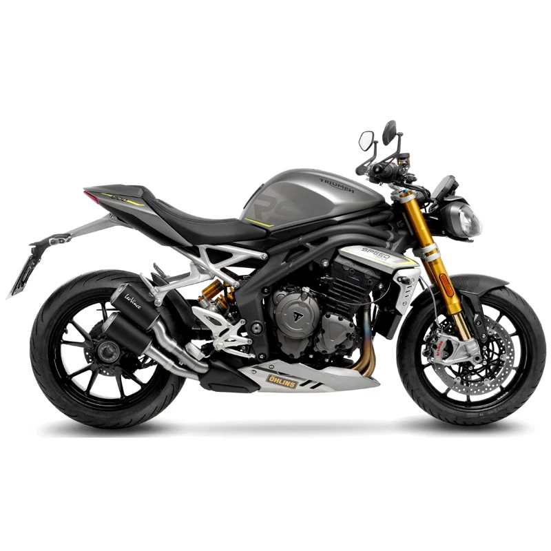 LeoVince 15247B LV-10 Black Slip-on Exhausts For Triumph Speed Triple 1200 RR/RS '21- 2 LeoVince 15247B LV-10 Black Slip-on Exhausts For Triumph Speed Triple 1200 RR/RS '21- - Image 2