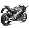 LeoVince 15248B LV-10 Black Slip-on Exhaust For Aprilia Tuono V4 1100/RSV4 '