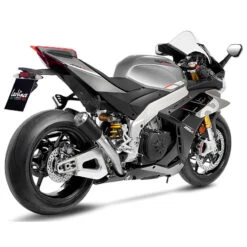 LeoVince 15248B LV-10 Black Slip-on Exhaust For Aprilia Tuono V4 1100/RSV4 '