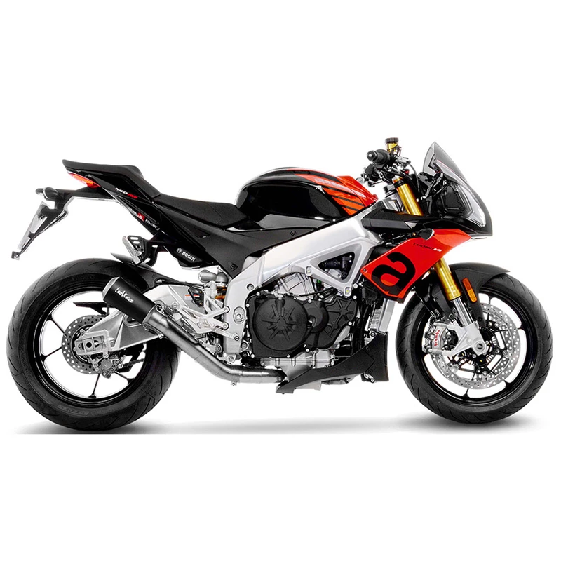 LeoVince 15248B LV-10 Black Slip-on Exhaust For Aprilia Tuono V4 1100/RSV4 ' 5 LeoVince 15248B LV-10 Black Slip-on Exhaust For Aprilia Tuono V4 1100/RSV4 ' - Image 5