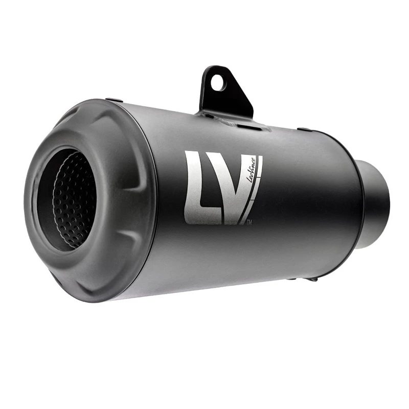 LeoVince 15248FB LV-10 Full Black Slip-on Exhaust For Aprilia Tuono V4 1100/RSV4 '21- 6 LeoVince 15248FB LV-10 Full Black Slip-on Exhaust For Aprilia Tuono V4 1100/RSV4 '21- - Image 6