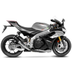 LeoVince 15401B LV Corsa Black Slip-on Exhaust For Aprilia RSV4/Tuono V4 '21- 15 LeoVince 15401B LV Corsa Black Slip-on Exhaust For Aprilia RSV4/Tuono V4 '21- -MotorVision Store leovince 15401b lv corsa black slip on exhaust image3