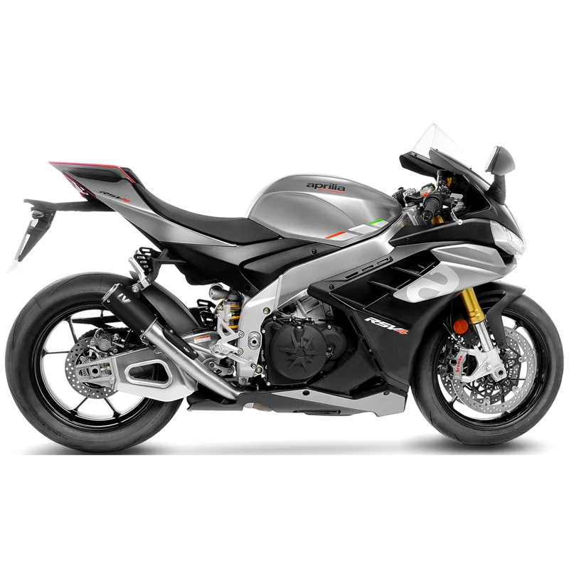 LeoVince 15401B LV Corsa Black Slip-on Exhaust For Aprilia RSV4/Tuono V4 '21- 3 LeoVince 15401B LV Corsa Black Slip-on Exhaust For Aprilia RSV4/Tuono V4 '21- - Image 3