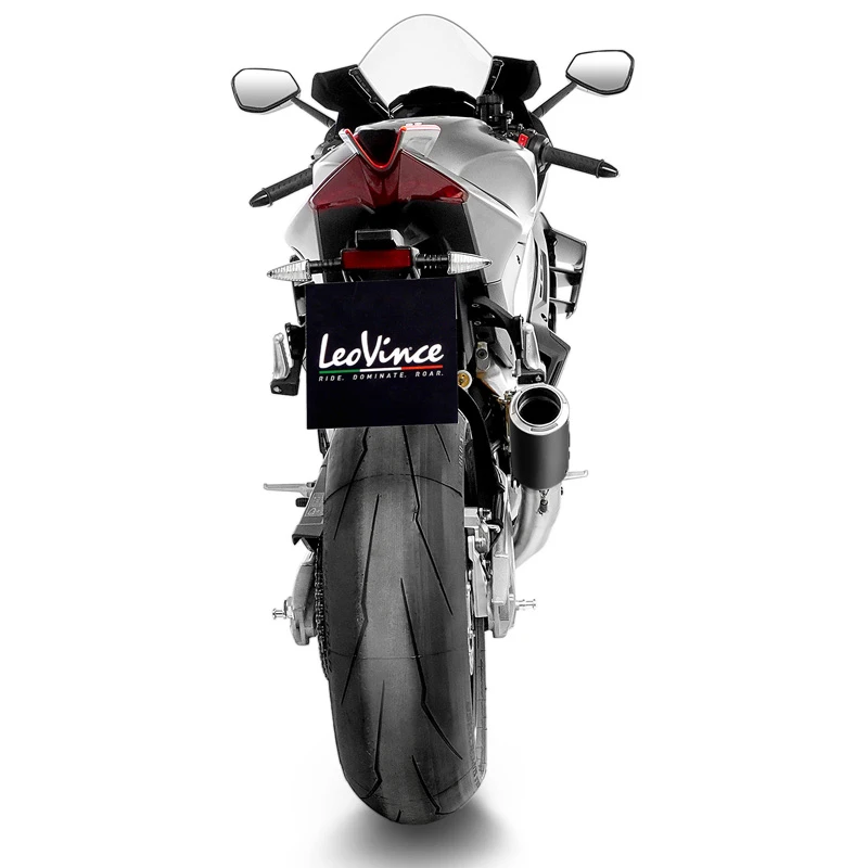 LeoVince 15401B LV Corsa Black Slip-on Exhaust For Aprilia RSV4/Tuono V4 '21- 5 LeoVince 15401B LV Corsa Black Slip-on Exhaust For Aprilia RSV4/Tuono V4 '21- - Image 5