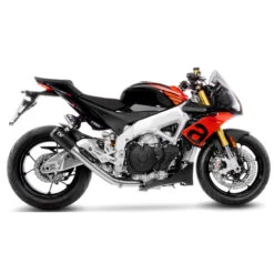 LeoVince 15401B LV Corsa Black Slip-on Exhaust For Aprilia RSV4/Tuono V4 '21- 19 LeoVince 15401B LV Corsa Black Slip-on Exhaust For Aprilia RSV4/Tuono V4 '21- -MotorVision Store leovince 15401b lv corsa black slip on exhaust image7