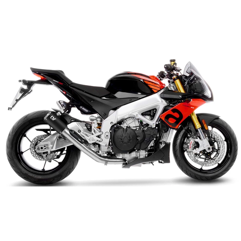 LeoVince 15401B LV Corsa Black Slip-on Exhaust For Aprilia RSV4/Tuono V4 '21- 7 LeoVince 15401B LV Corsa Black Slip-on Exhaust For Aprilia RSV4/Tuono V4 '21- - Image 7