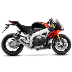 LeoVince 15401B LV Corsa Black Slip-on Exhaust For Aprilia RSV4/Tuono V4 '21- 20 LeoVince 15401B LV Corsa Black Slip-on Exhaust For Aprilia RSV4/Tuono V4 '21- -MotorVision Store leovince 15401b lv corsa black slip on exhaust image8
