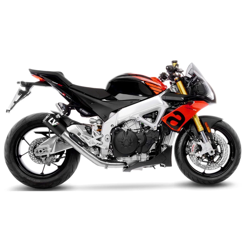 LeoVince 15401B LV Corsa Black Slip-on Exhaust For Aprilia RSV4/Tuono V4 '21- 8 LeoVince 15401B LV Corsa Black Slip-on Exhaust For Aprilia RSV4/Tuono V4 '21- - Image 8