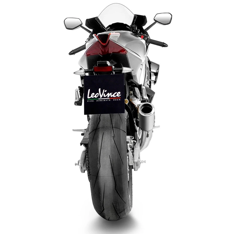 LeoVince 15401T LV Corsa Titanium Slip-on Exhaust For Aprilia RSV4/Tuono V4 '21- 4 LeoVince 15401T LV Corsa Titanium Slip-on Exhaust For Aprilia RSV4/Tuono V4 '21- - Image 4