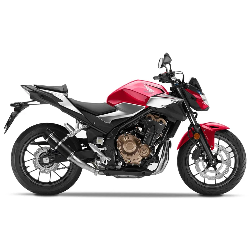 LeoVince 3395E GP Corsa Evo Slip-on Exhaust, Carbon For Honda CB500F/CBR500R '19- 2 LeoVince 3395E GP Corsa Evo Slip-on Exhaust, Carbon For Honda CB500F/CBR500R '19- - Image 2