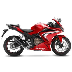 LeoVince 3395M GP Corsa Matte Slip-on Exhaust, Carbon For Honda CB500F/CBR500R (2019-)