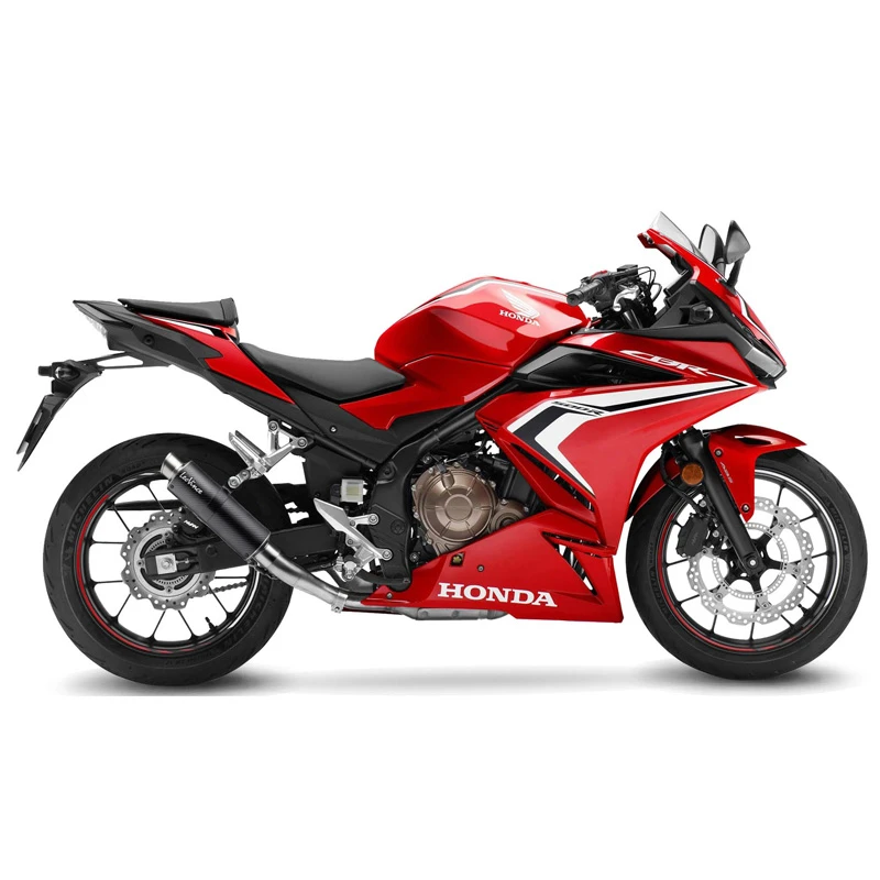 LeoVince 3395M GP Corsa Matte Slip-on Exhaust, Carbon For Honda CB500F/CBR500R (2019-) 1 LeoVince 3395M GP Corsa Matte Slip-on Exhaust, Carbon For Honda CB500F/CBR500R (2019-)