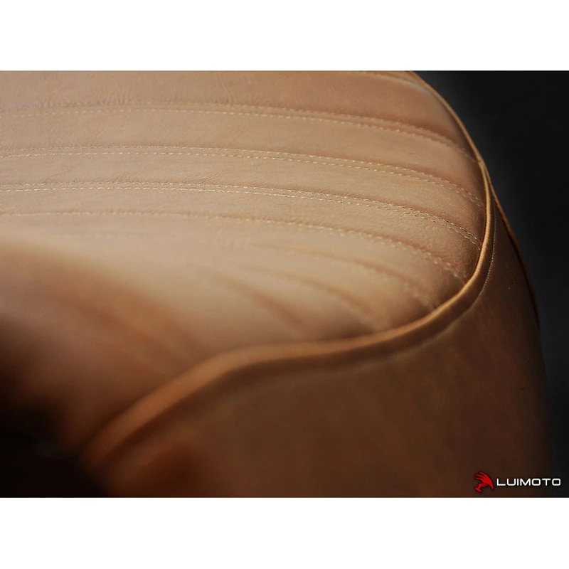 Luimoto 10073101 Sixty 8 Vintage Ribbed Seat Cover For Triumph Thruxton/ Bonneville/Scrambler 3 Luimoto 10073101 Sixty 8 Vintage Ribbed Seat Cover For Triumph Thruxton/ Bonneville/Scrambler - Image 3