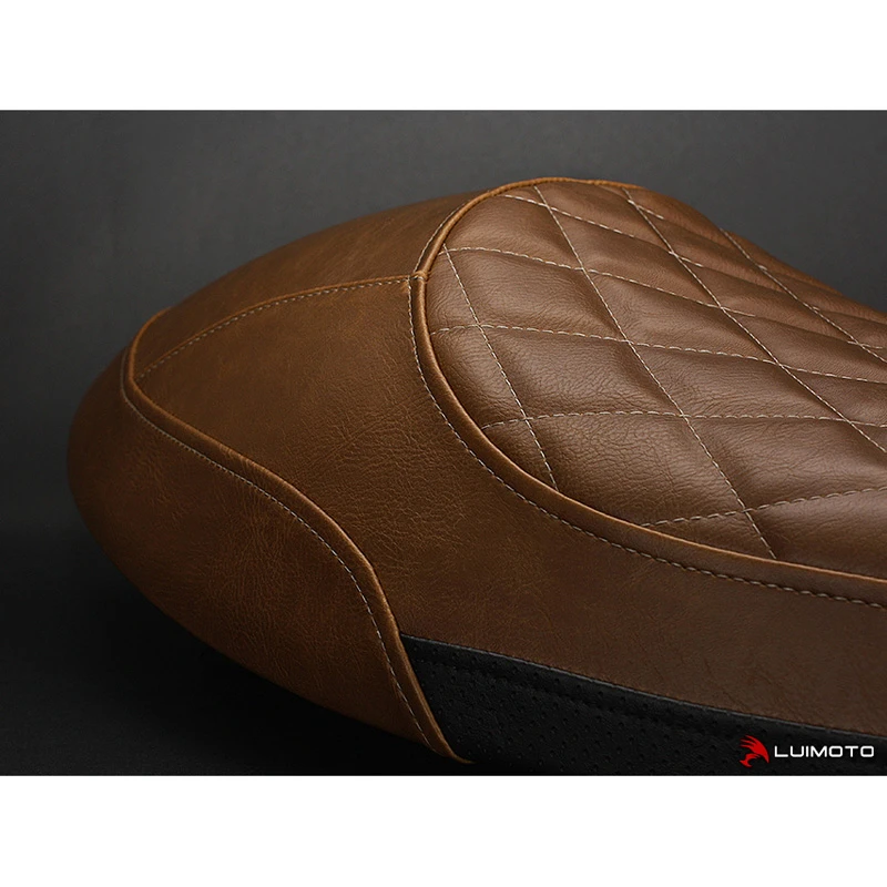 Luimoto 10141101 Vintage Diamond Rider Seat Cover For Triumph Thruxton (2016-) 3 Luimoto 10141101 Vintage Diamond Rider Seat Cover For Triumph Thruxton (2016-) - Image 3