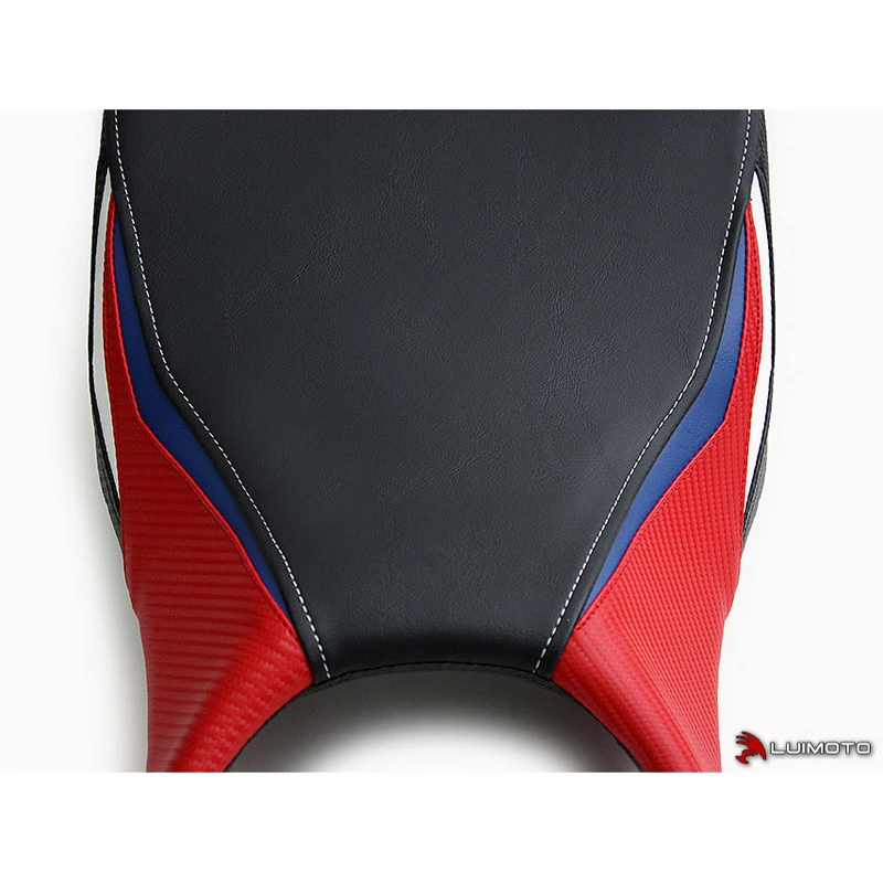 Luimoto 2211101 Tri-Colour Rider Seat Cover For Honda CBR300R (2015-current) 2 Luimoto 2211101 Tri-Colour Rider Seat Cover For Honda CBR300R (2015-current) - Image 2