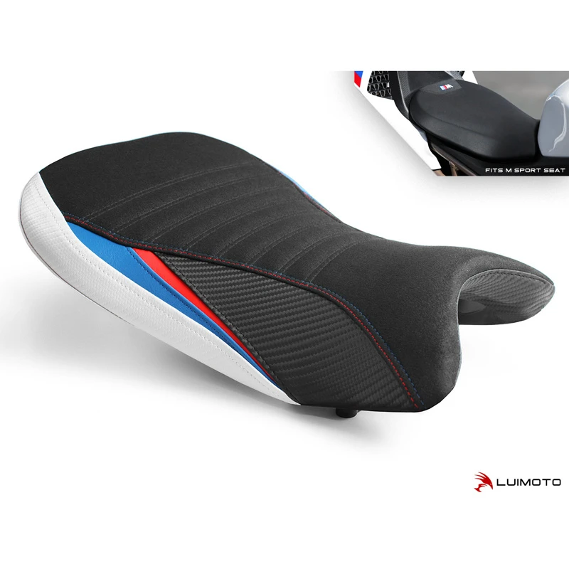 Luimoto 8286101 M Sport Rider Seat Cover For BMW S1000RR (2019-) 1 Luimoto 8286101 M Sport Rider Seat Cover For BMW S1000RR (2019-)