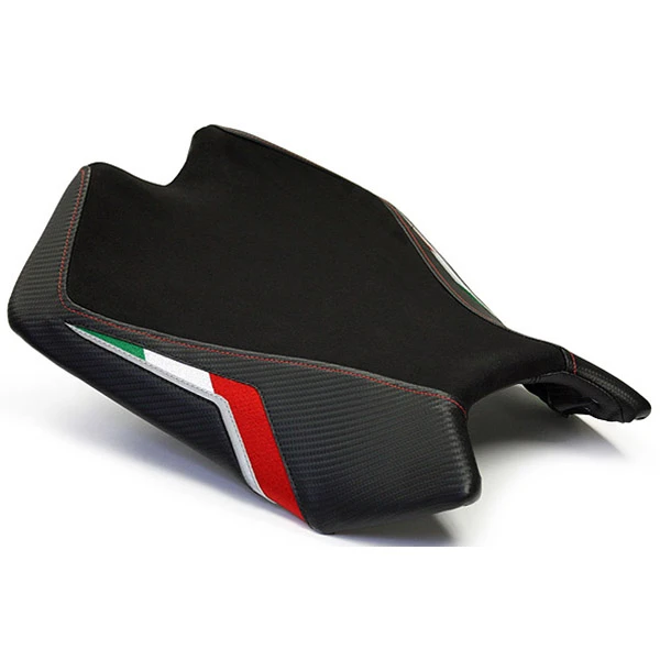 Luimoto 9011101 Team Italia Suede Seat Cover For Aprilia RSV4 1 Luimoto 9011101 Team Italia Suede Seat Cover For Aprilia RSV4