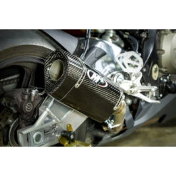 M4 BM9124 Tech 1 Slip-On Exhaust With Carbon Muffler BMW S1000RR (2015-2016) 5 M4 BM9124 Tech 1 Slip-On Exhaust With Carbon Muffler BMW S1000RR (2015-2016) -MotorVision Store m4 bm9124 tech 1 slip on exhaust image3