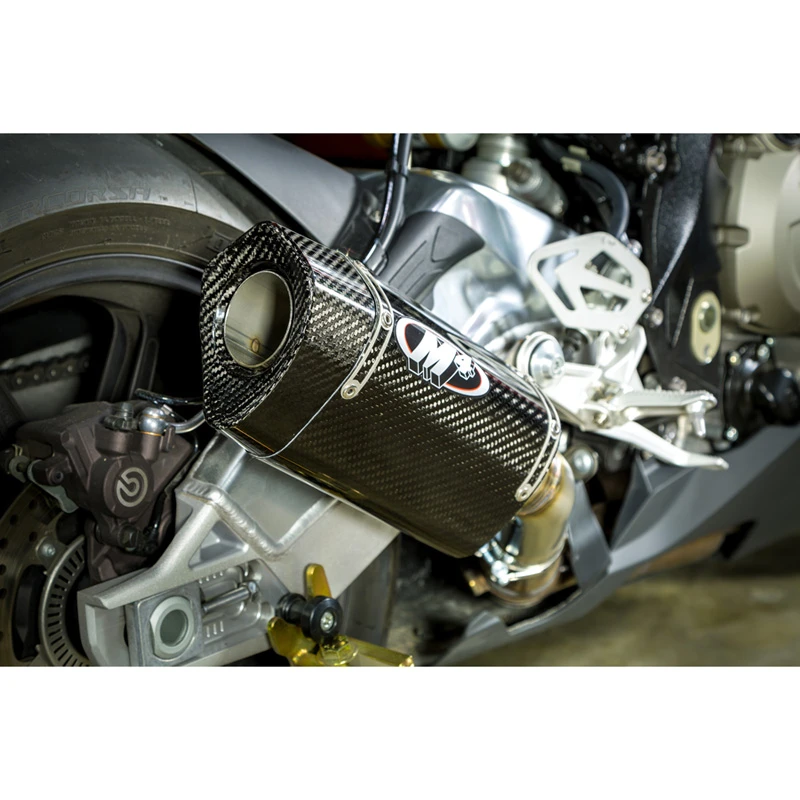 M4 BM9124 Tech 1 Slip-On Exhaust With Carbon Muffler BMW S1000RR (2015-2016) 3 M4 BM9124 Tech 1 Slip-On Exhaust With Carbon Muffler BMW S1000RR (2015-2016) - Image 3