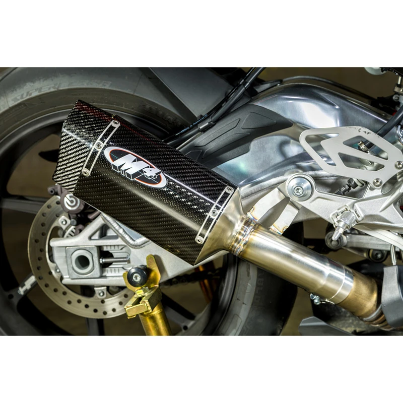 M4 BM9124 Tech 1 Slip-On Exhaust With Carbon Muffler BMW S1000RR (2015-2016) 1 M4 BM9124 Tech 1 Slip-On Exhaust With Carbon Muffler BMW S1000RR (2015-2016)