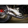 M4 HO1135 GP Style Full System Exhaust, Black For Honda Grom (2017-)
