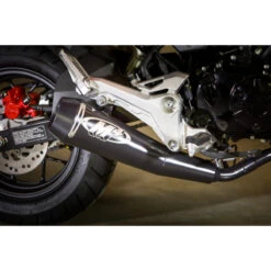 M4 HO1135 GP Style Full System Exhaust, Black For Honda Grom (2017-)