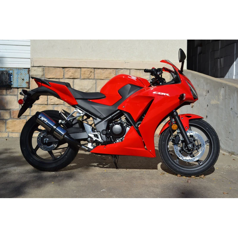 M4 HO3312 Standard Slip-On Exhaust With Polished Muffler For Honda CBR 300R/F 15-17 2 M4 HO3312 Standard Slip-On Exhaust With Polished Muffler For Honda CBR 300R/F 15-17 - Image 2
