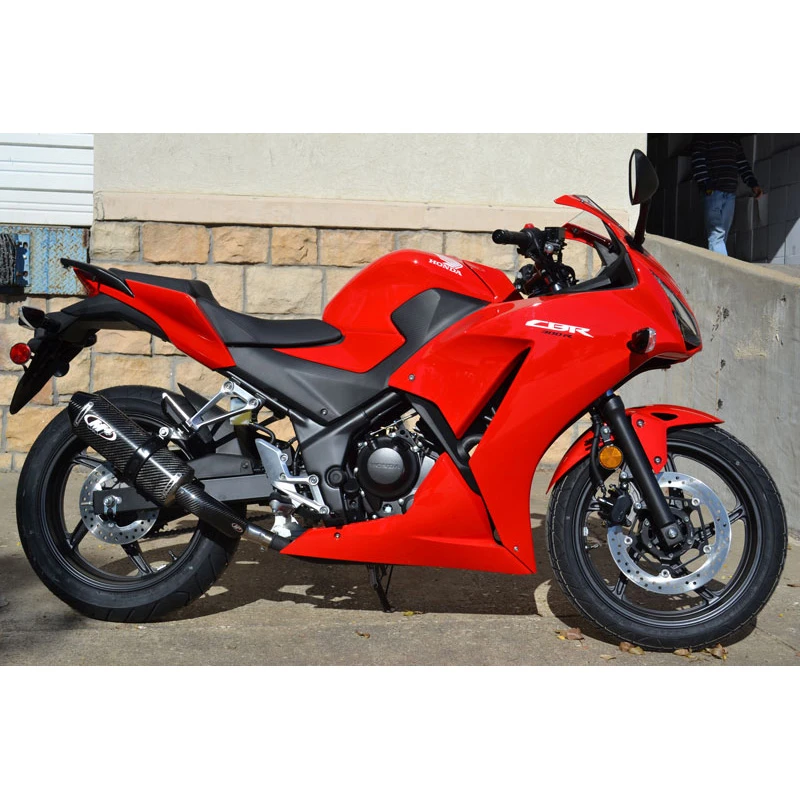 M4 HO3314 Standard Slip-On Exhaust With Carbon Muffler For Honda CBR 300R/F 15-17 3 M4 HO3314 Standard Slip-On Exhaust With Carbon Muffler For Honda CBR 300R/F 15-17 - Image 3
