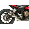 M4 HO5032 Standard Slip-On Exhaust With Polished Muffler For Honda CBR500 (2017-)