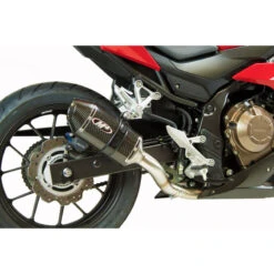 M4 HO5034 Standard Slip-On Exhaust With Carbon Muffler For Honda CBR500 (2017-)