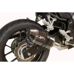 M4 HO5034 Standard Slip-On Exhaust With Carbon Muffler For Honda CBR500 (2017-) -MotorVision Store m4 ho5034 standard slip on carbon muffler image3