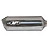 M4 HO6312 Standard Slip-On Exhaust With Polished Muffler For Honda CBR600 F4i 01-03