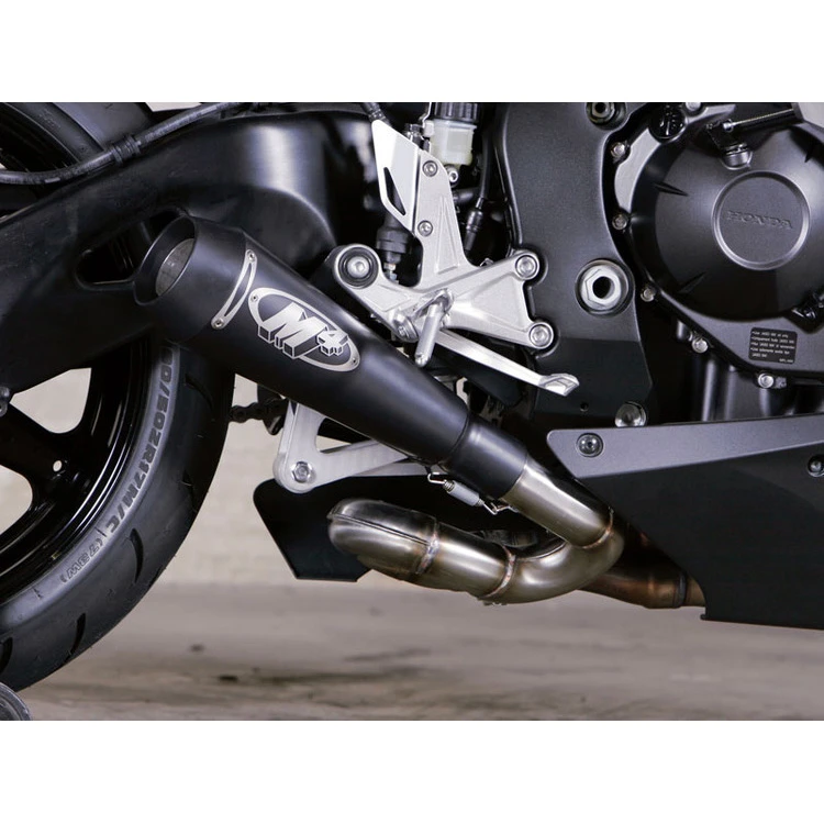 M4 HO8822-GP Series Slip-On Exhaust With Black Muffler For Honda CBR1000RR (2008-2016) 2 M4 HO8822-GP Series Slip-On Exhaust With Black Muffler For Honda CBR1000RR (2008-2016) - Image 2