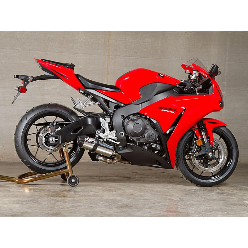 M4 HO8832 Street Slayer Slip-On Exhaust With Polished Muffler For Honda CBR1000RR (2008-2016) 2 M4 HO8832 Street Slayer Slip-On Exhaust With Polished Muffler For Honda CBR1000RR (2008-2016) - Image 2