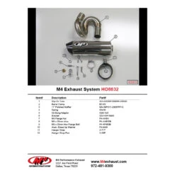 M4 HO8832 Street Slayer Slip-On Exhaust With Polished Muffler For Honda CBR1000RR (2008-2016) 5 M4 HO8832 Street Slayer Slip-On Exhaust With Polished Muffler For Honda CBR1000RR (2008-2016) -MotorVision Store m4 ho8832 street slayer slip on polished muffler image3