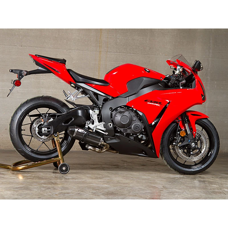 M4 HO8834 Street Slayer Slip-On Exhaust With Carbon Muffler For Honda CBR1000RR (2008-2016) 2 M4 HO8834 Street Slayer Slip-On Exhaust With Carbon Muffler For Honda CBR1000RR (2008-2016) - Image 2