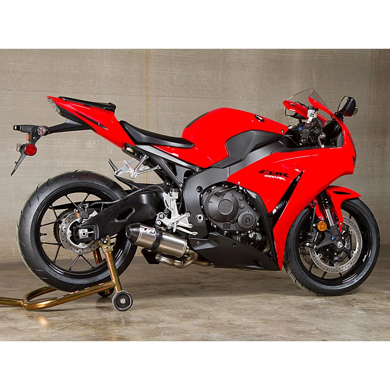 M4 HO8836 Street Slayer Slip-On Exhaust With Titanium Muffler For Honda CBR1000RR (2008-2016) 2 M4 HO8836 Street Slayer Slip-On Exhaust With Titanium Muffler For Honda CBR1000RR (2008-2016) - Image 2