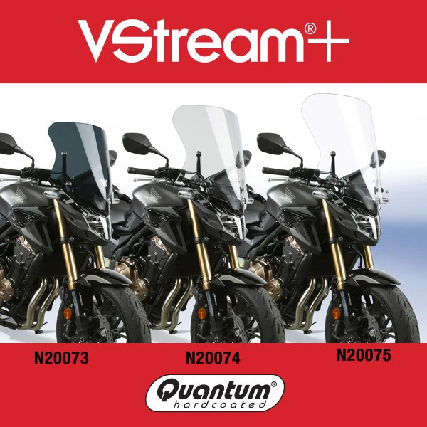 National Cycle N20073 VStream+ Sport Windscreen, Dark Gray For Honda CB500F '19- 2 National Cycle N20073 VStream+ Sport Windscreen, Dark Gray For Honda CB500F '19- - Image 2