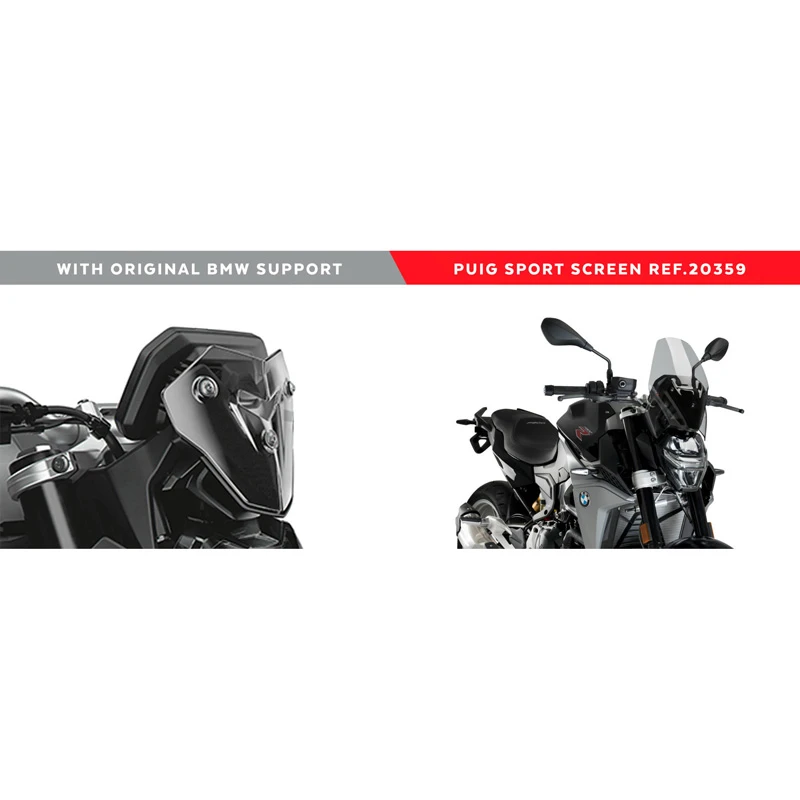 Puig 20359W New Generation Sport Windshield For BMW F900R (2020-) 6 Puig 20359W New Generation Sport Windshield For BMW F900R (2020-) - Image 6
