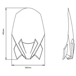 Puig 20362W New Generation Touring Windshield For BMW F900R (2020-) 24 Puig 20362W New Generation Touring Windshield For BMW F900R (2020-) -MotorVision Store puig 20362w ng touring windshield image13