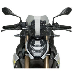 Puig 20887W New Generation Sport Windshield For BMW S1000R (2021-) 9 Puig 20887W New Generation Sport Windshield For BMW S1000R (2021-) -MotorVision Store puig 20887w new generation sport screen image3