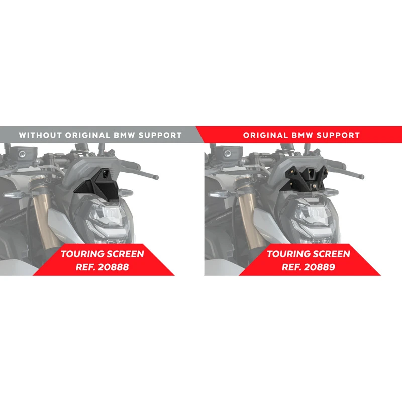 Puig 20888W New Generation Touring Windshield For BMW S1000R (2021-) 12 Puig 20888W New Generation Touring Windshield For BMW S1000R (2021-) - Image 12