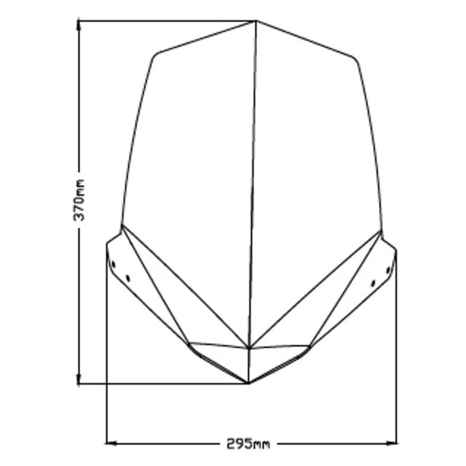 Puig 3657W Touring Windshield For Honda CB500F (2016-) 10 Puig 3657W Touring Windshield For Honda CB500F (2016-) - Image 10
