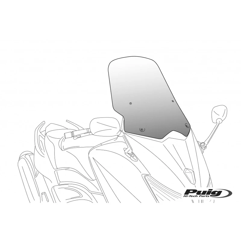 Puig 6260 Windshield For Yamaha T-Max 530 (2012-current) 1 Puig 6260 Windshield For Yamaha T-Max 530 (2012-current)