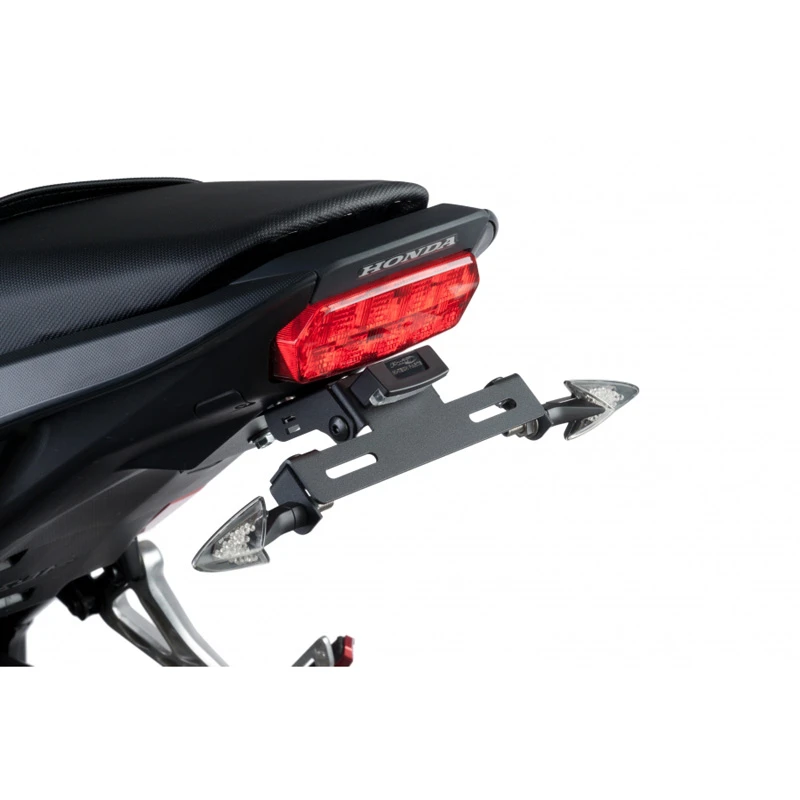 Puig 7100N License Support For Honda CB650F (2014-current) 1 Puig 7100N License Support For Honda CB650F (2014-current)