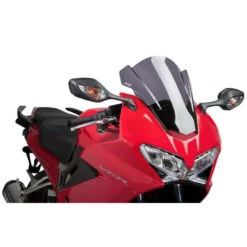 Puig 7598W Racing Windshield For Honda VFR800F Interceptor (2014-2017) 5 Puig 7598W Racing Windshield For Honda VFR800F Interceptor (2014-2017) -MotorVision Store puig 7598w racing windshield image3
