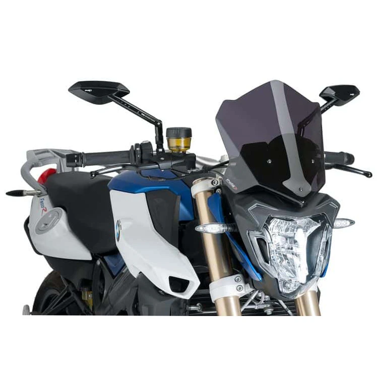 Puig 7650F Naked New Generation Windshield, Dark Smoke For BMW F800R (2015-2017) 1 Puig 7650F Naked New Generation Windshield, Dark Smoke For BMW F800R (2015-2017)