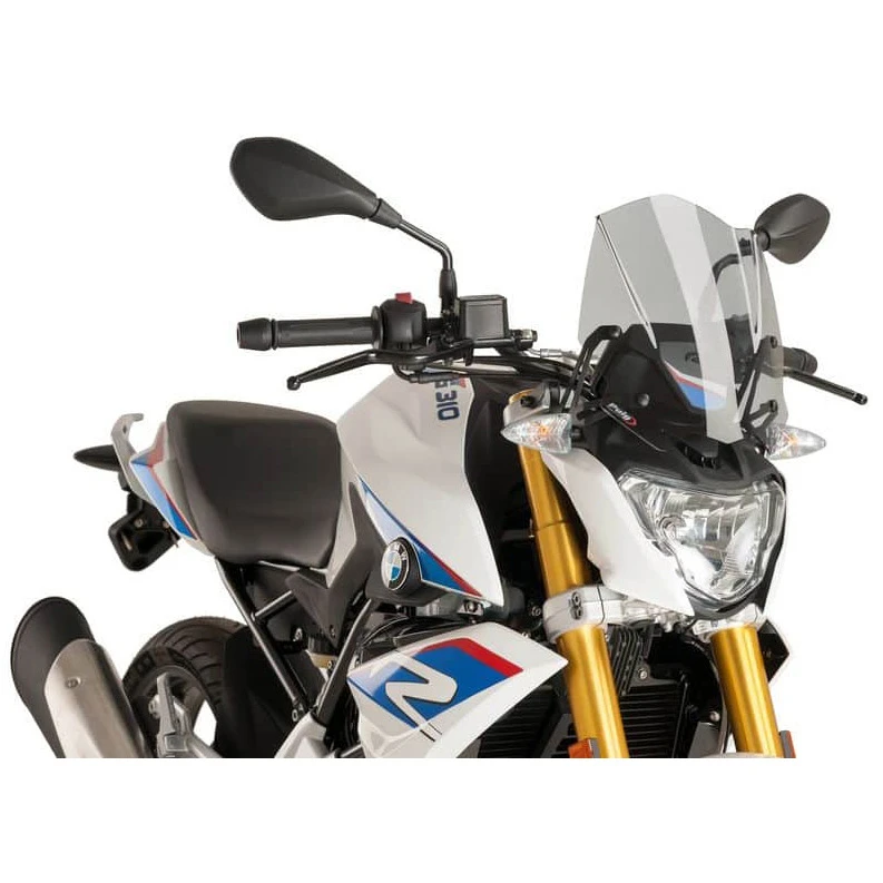 Puig 8920W New Generation Sport Screen For BMW G310R (2016-) 2 Puig 8920W New Generation Sport Screen For BMW G310R (2016-) - Image 2