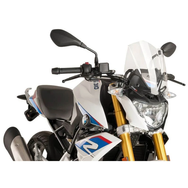 Puig 8920W New Generation Sport Screen For BMW G310R (2016-) 1 Puig 8920W New Generation Sport Screen For BMW G310R (2016-)