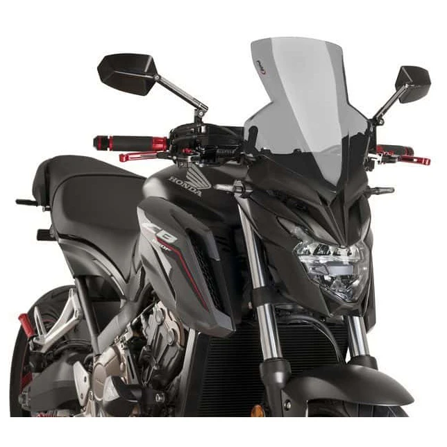 Puig 9687 Naked New Generation Sport Windshield For Honda CB650F (2017-) 5 Puig 9687 Naked New Generation Sport Windshield For Honda CB650F (2017-) - Image 5